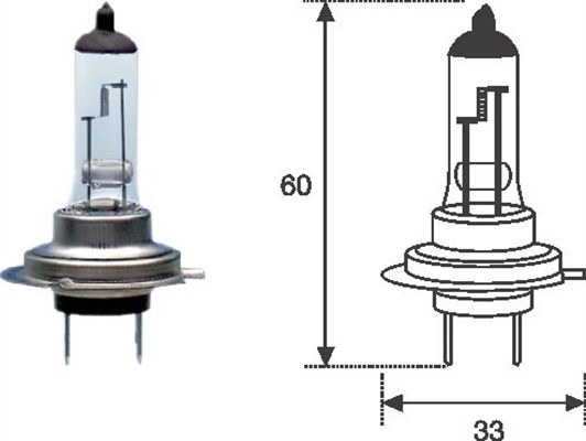 MAGNETI MARELLI Glühlampe 002557100000